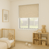 blackout roller blind installed in a baby bedroom - Value Blinds NZ