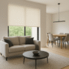 VistaBreeze Light Filter Roller Blind in Ivory Colour