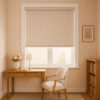 blackout roller blind installed in a book room - Value Blinds NZ
